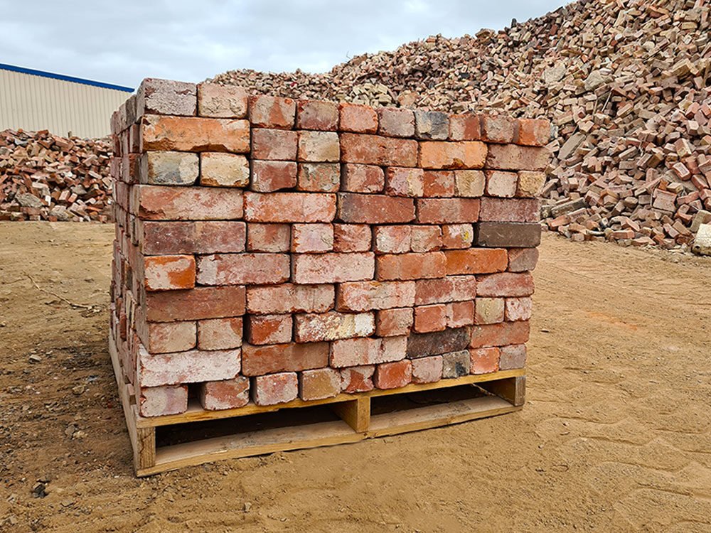 recycled bricks